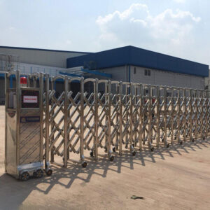 Cổng xếp inox tự động MS:100
